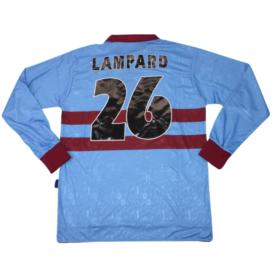 Camisa West Ham United Manga Longa 95/97 - Versão Retrô "Lampard" Nº 26