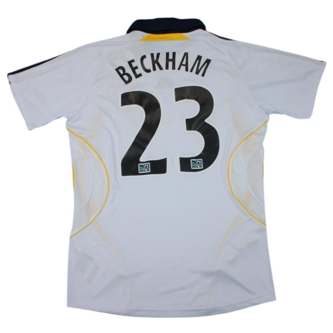 Camisa LA Galaxy Home 07/08 - Versão Retrô "Beckham" Nº 23