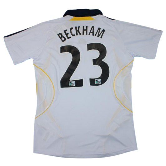 Camisa LA Galaxy Home 07/08 - Versão Retrô "Beckham" Nº 23