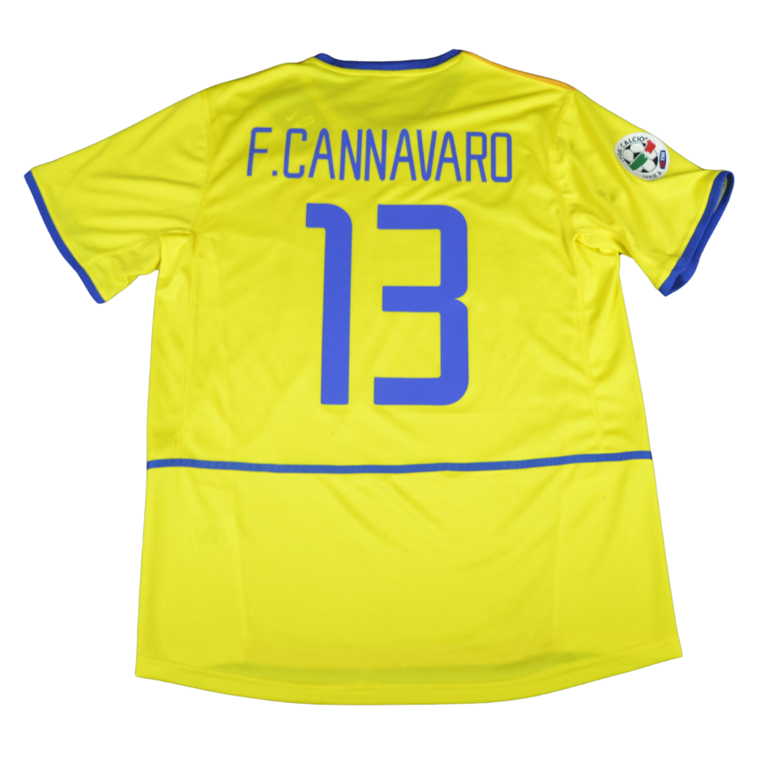 Camisa Retrô Inter de Milão Third  02/03 "F.Cannavaro" N°.13