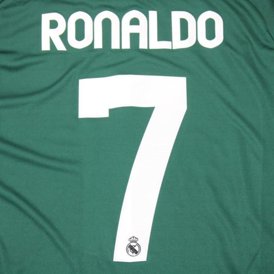 Camisa Real Madrid Third Away 12/13 - Versão Retrô "Cristiano Ronaldo" Nº 7