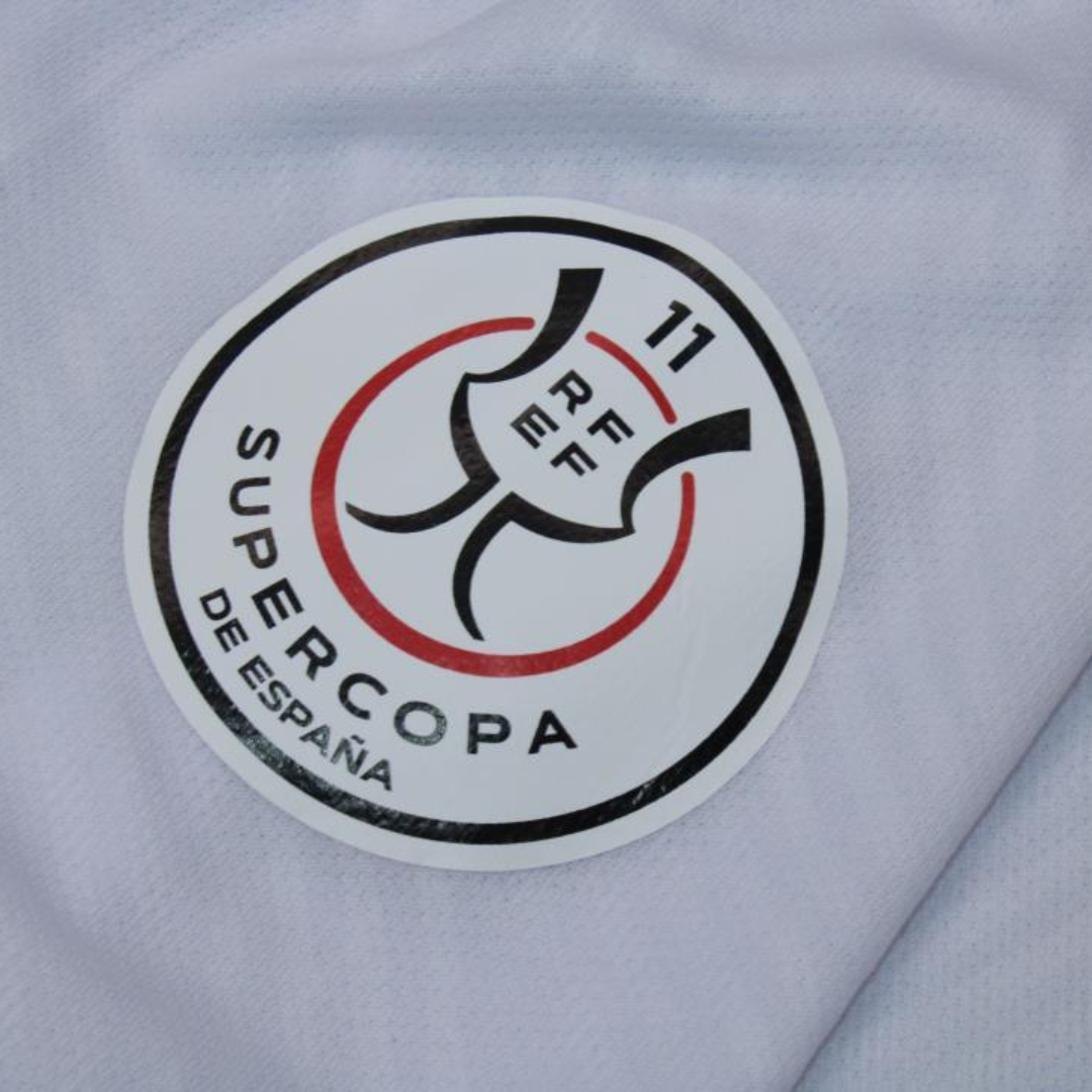 Camisa Real Madrid Manga Longa Supercopa 21/22 - Versão Retrô