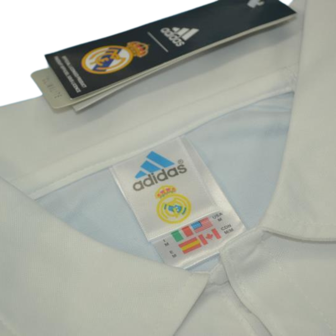 Camisa Real Madrid UCL Final Home 2002 - Versão Retrô "Guti" Nº 14