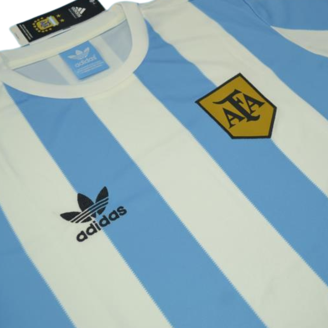 Camisa Retrô Argentina Home 1978 "Kempes" N°.10