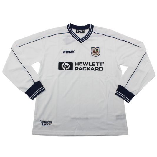 Camisa Tottenham Manga Longa Home 97/99 - Versão Retrô
