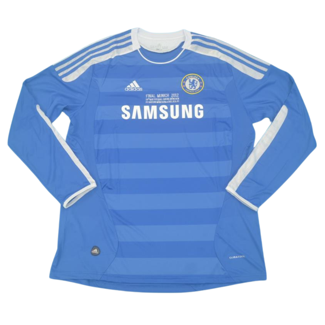 Camisa Chelsea Manga Longa Home 11/12 - Versão Retrô