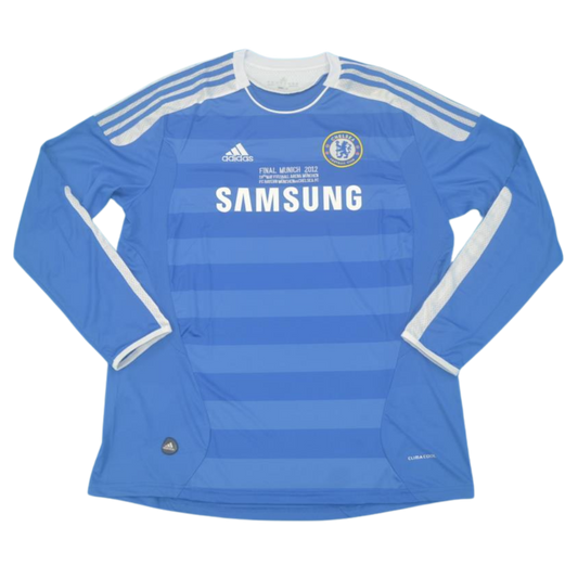 Camisa Chelsea Manga Longa Home 11/12 - Versão Retrô