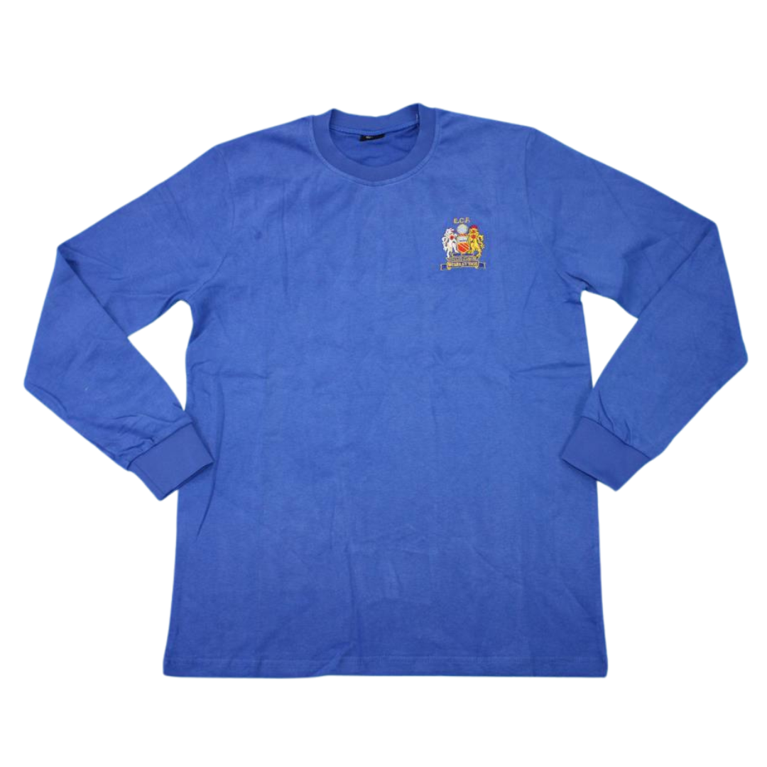 Camisa Manchester United Manga Longa 1968 - Versão Retrô