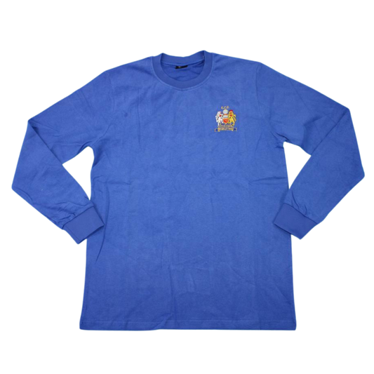 Camisa Manchester United Manga Longa 1968 - Versão Retrô