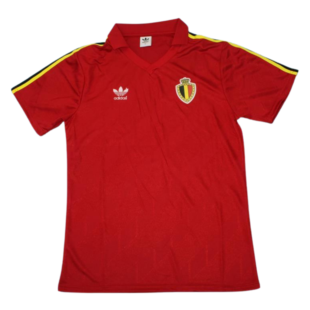 Camisa Retrô Bélgica Home Versão Jogador 1986 N°.11