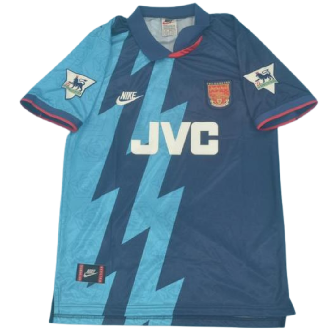 Camisa Arsenal Away 95/96 - Versão Retrô "Bergkamp" Nº 10