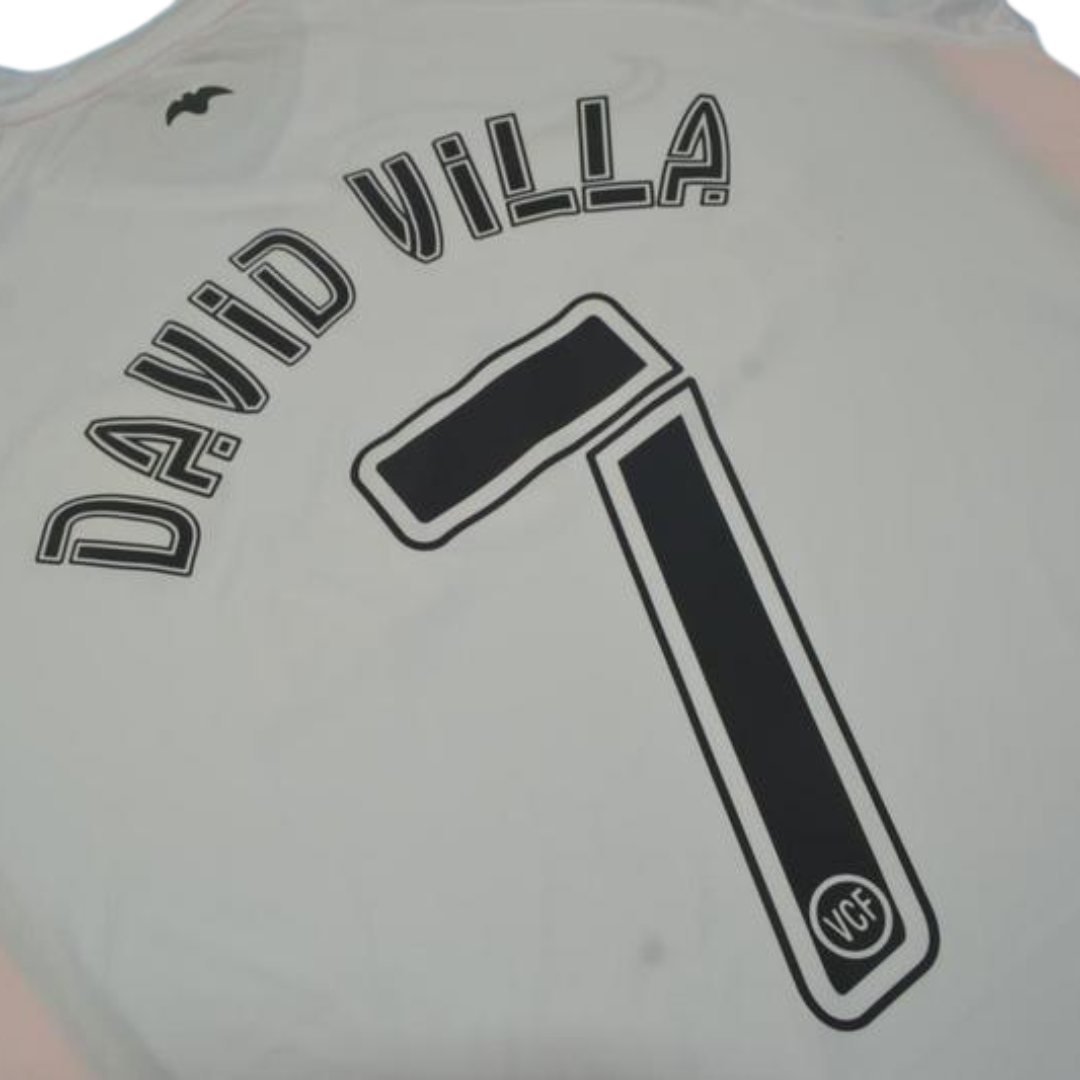 Camisa Valencia Home 06/07- Versão Retrô "David Villa" Nº 7
