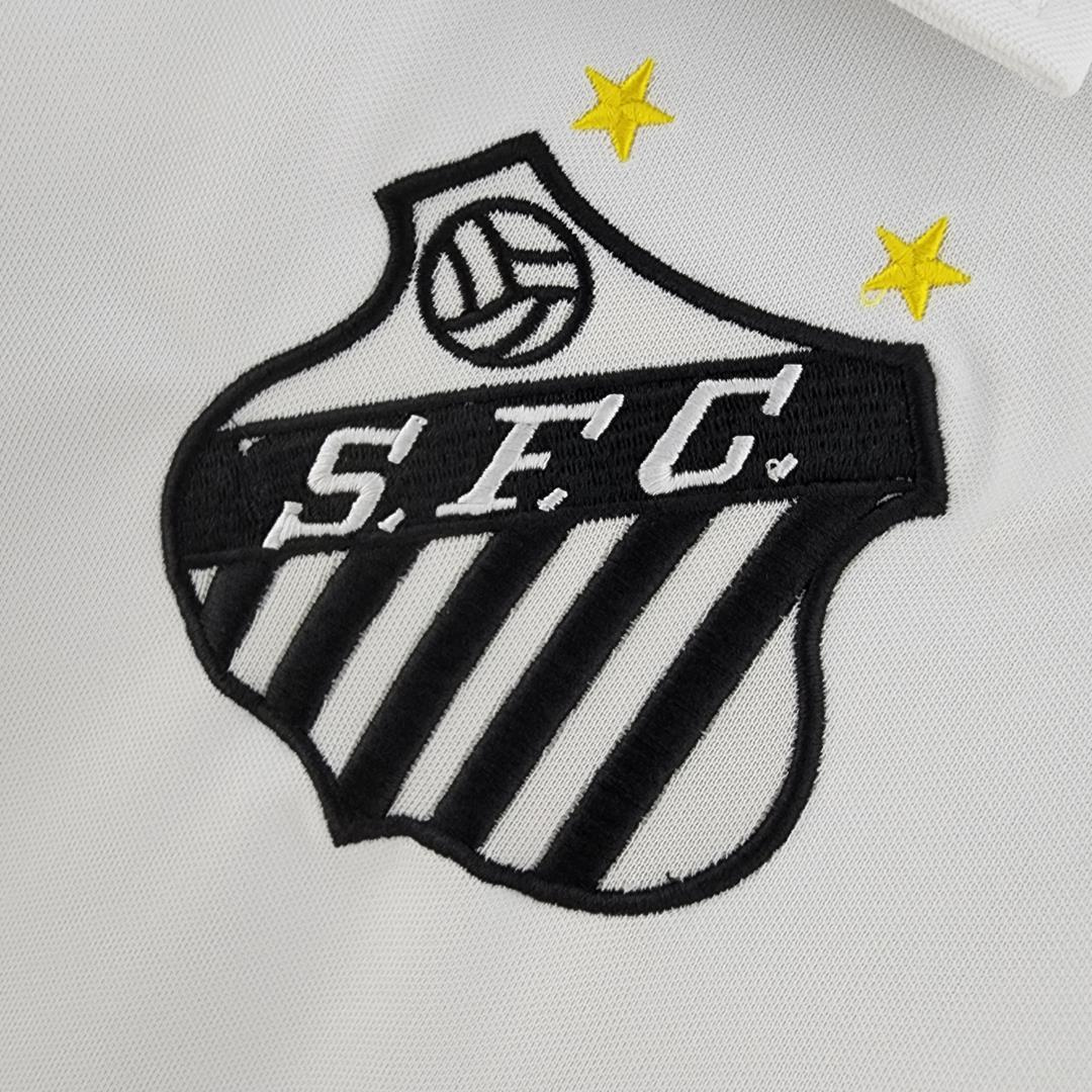 Camisa Santos Home 1970 - Versão Retrô "Pele" Nº 10
