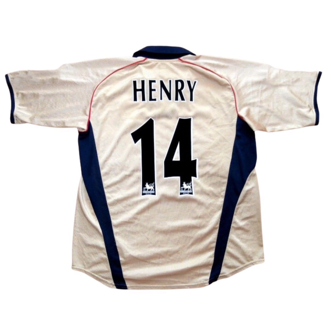 Camisa Arsenal Away 01/02 - Versão Retrô "Henry" Nº 14