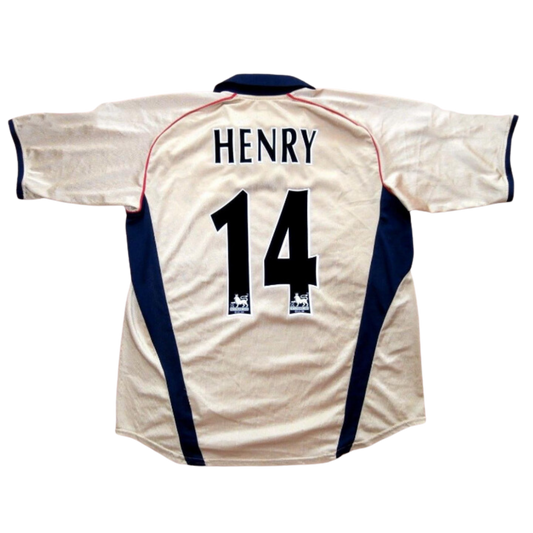 Camisa Arsenal Away 01/02 - Versão Retrô "Henry" Nº 14