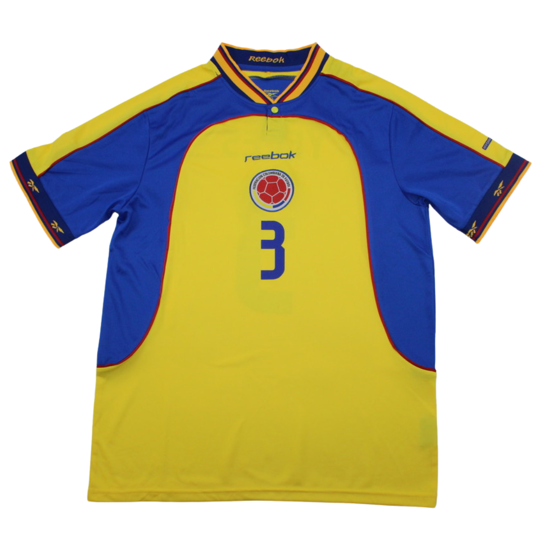 Camisa Retrô Colômbia Home 01/02 "Yepes" N°3