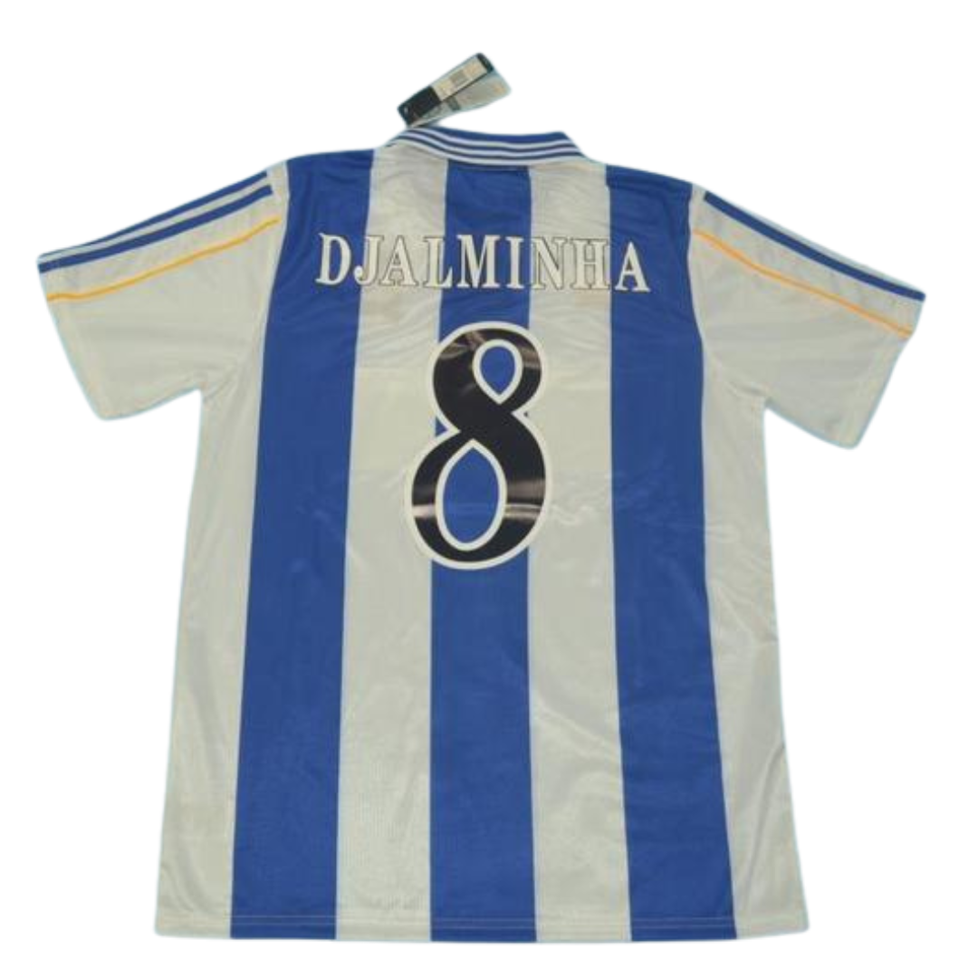 Camisa Deportivo de La Coruña Home 99/00 - Versão Retrô "Djalminha" Nº 8