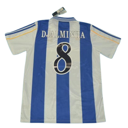 Camisa Deportivo de La Coruña Home 99/00 - Versão Retrô "Djalminha" Nº 8