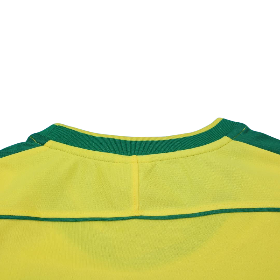 Camisa Brasil Manga Longa Home 1998 - Versão Retrô