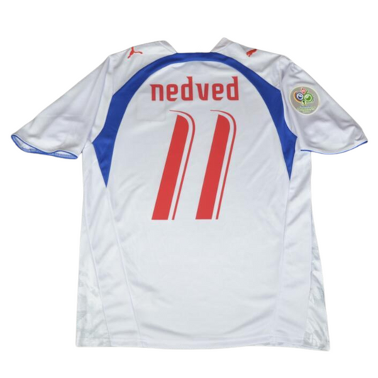 Camisa Retrô Rep Tcheca Away 2006 "Nedved" N°11