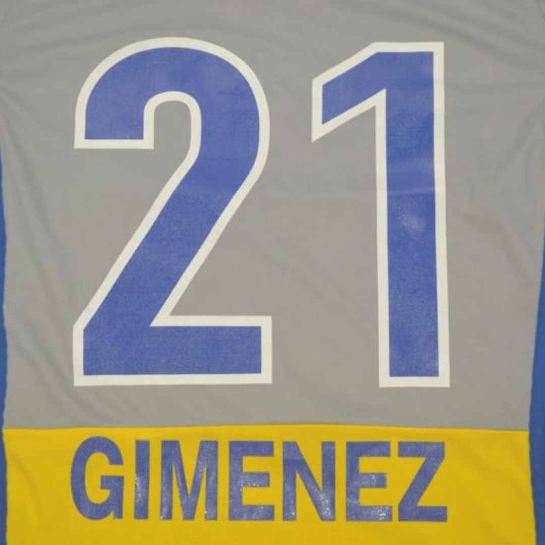 Camisa Boca Juniors Away 2002 - Versão Retrô "Gimenez" N° 21