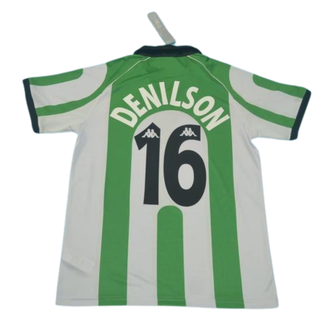 Camisa Real Betis Home 98/99 - Versão Retrô "Denilson" Nº 16