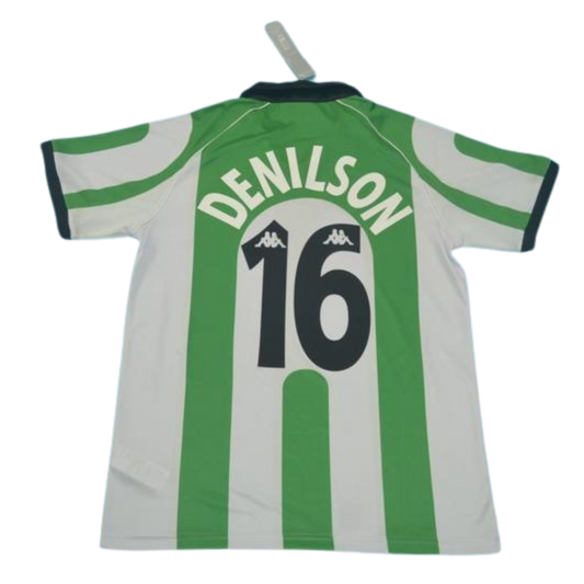 Camisa Real Betis Home 98/99 - Versão Retrô "Denilson" Nº 16