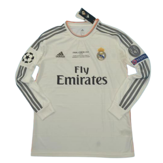 Camisa Real Madrid Manga Longa Home 13/14 - Versão Retrô