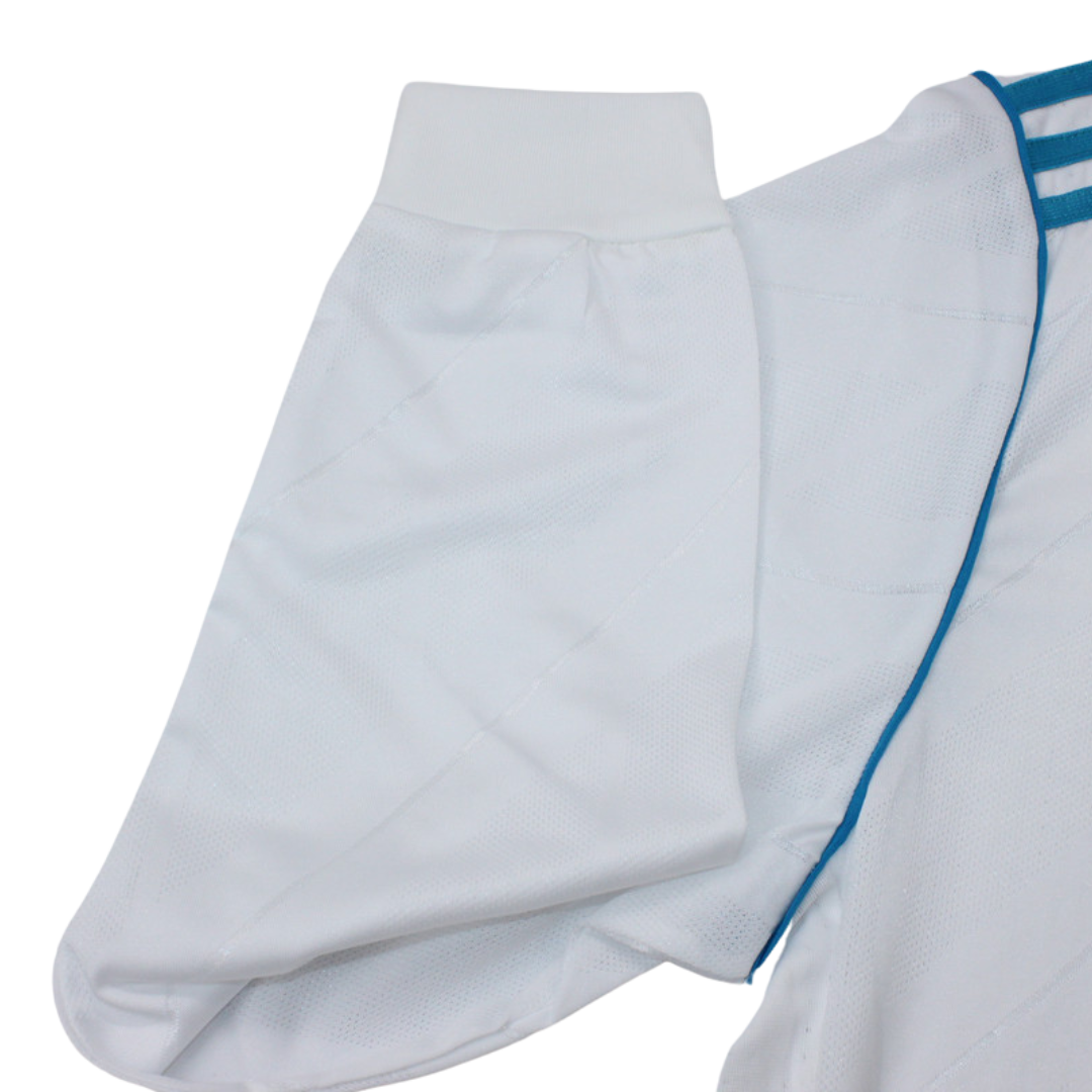Camisa Real Madrid Manga Longa Home 17/18 - Versão Retrô
