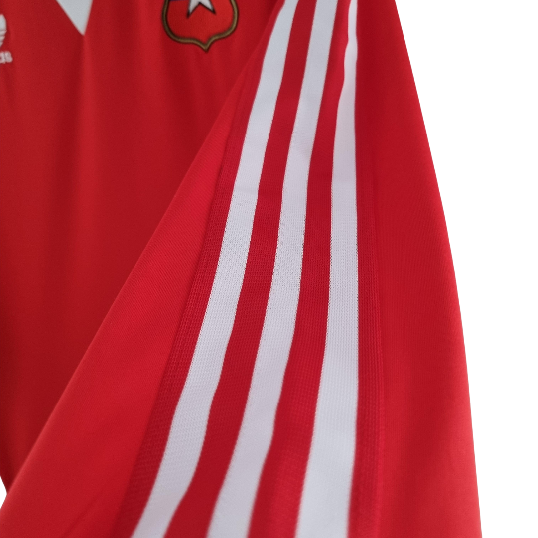 Camisa Chile Manga Longa Home 1982 - Versão Retrô