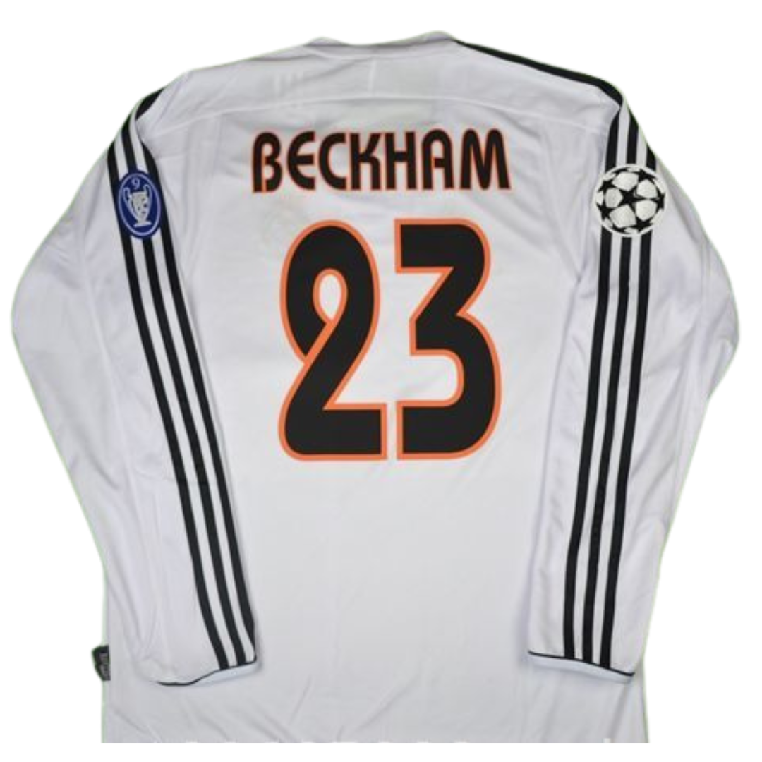 Camisa Real Madrid Home 03/04 - Versão Retrô "Beckham" Nº 23