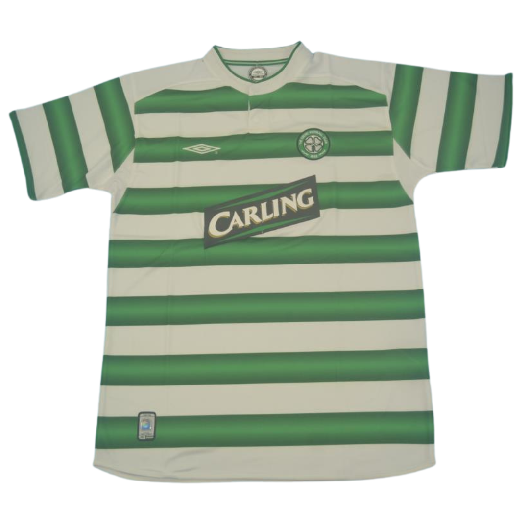 Camisa Celtic Home 03/04 - Versão Retrô "Samaras" Nº 7