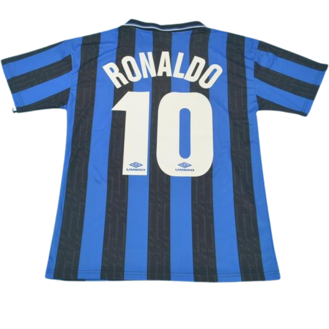 Camisa Retrô Inter de Milão Home 97/98 "Ronaldo" N°.10