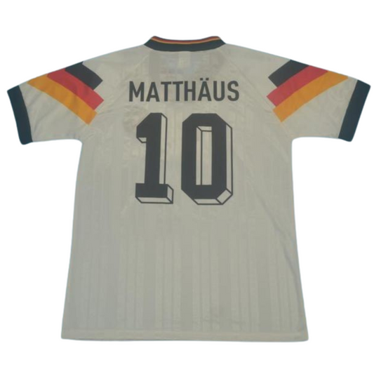 Camisa Retrô Alemanha Home 1992 "Matthäus" N°.10