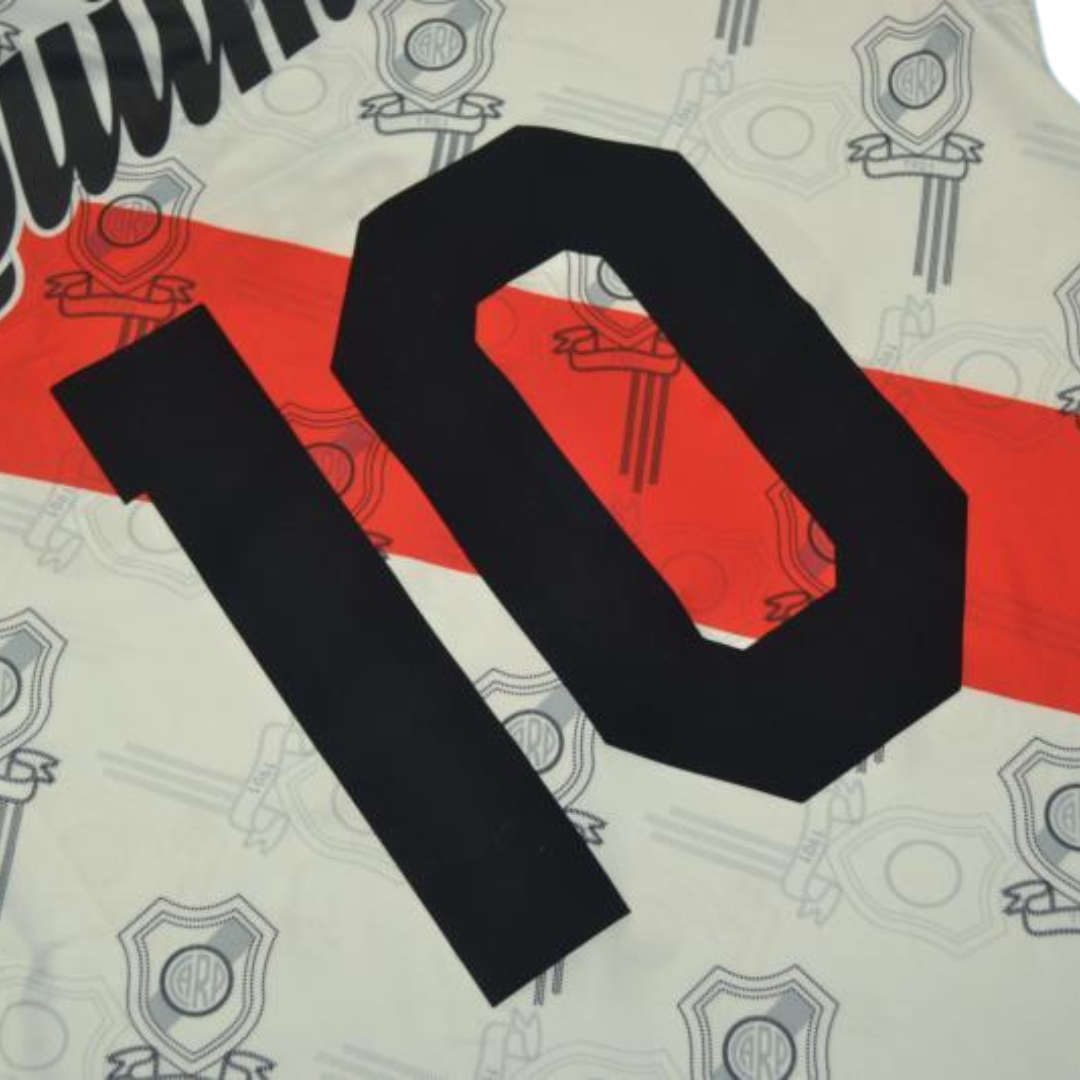Camisa River Plate Home 95/96 - Versão Retrô N° 10