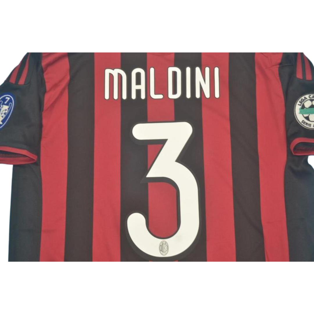 Camisa Retrô Milan Home Edição Maldini 09/10 "Maldini" N°.3