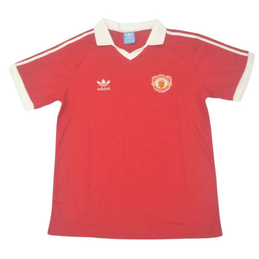 Camisa Manchester United Home 80/82 - Versão Retrô