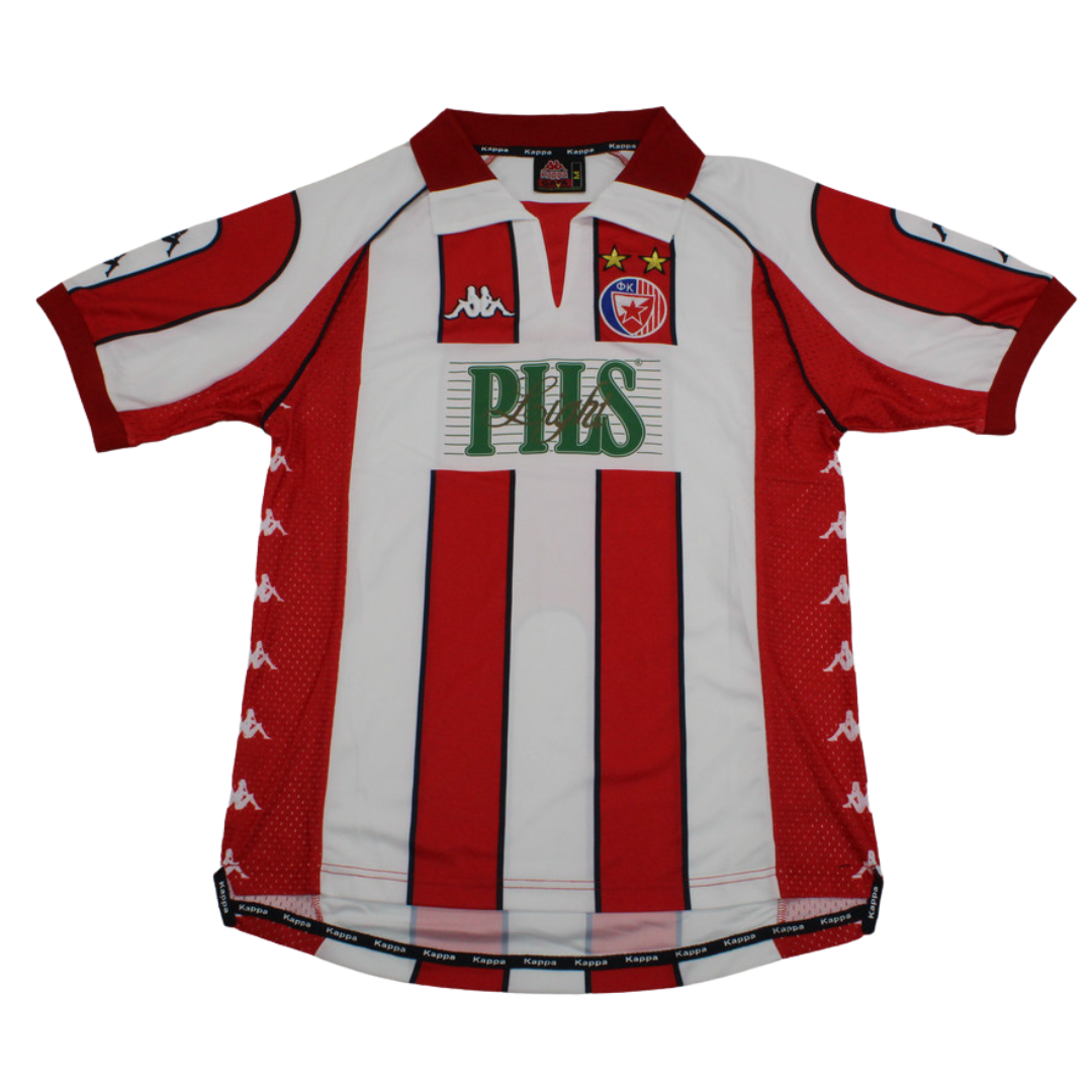 Camisa Estrela Vermelha Home 00/01 - Versão Retrô "Bunjevčević" Nº 6
