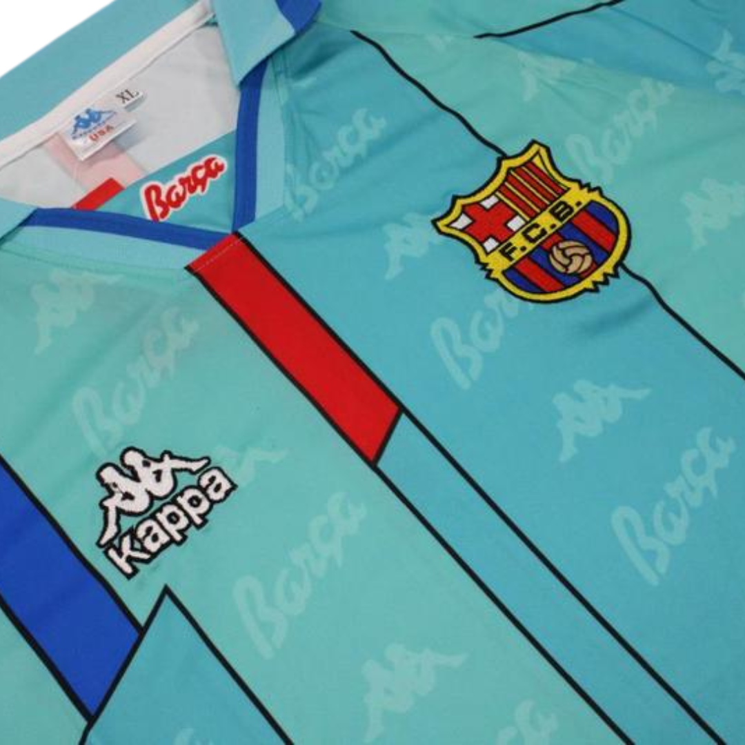 Camisa Barcelona Away 96/97 - Versão Retrô "Guardiola" Nº 4