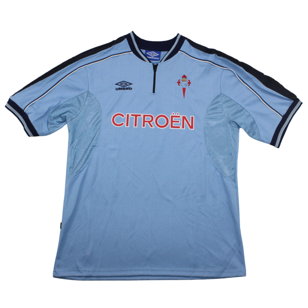 Camisa Celta de Vigo Home 99/00 - Versão Retrô "Mazinho" Nº 6