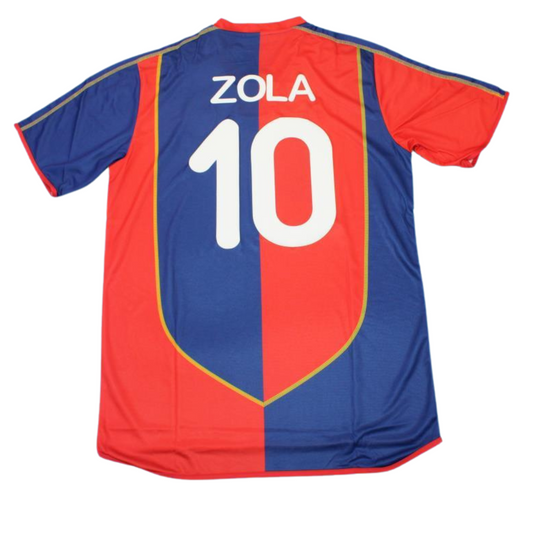 Camisa Retrô Cagliari Home 03/04 "Zola" N°.10
