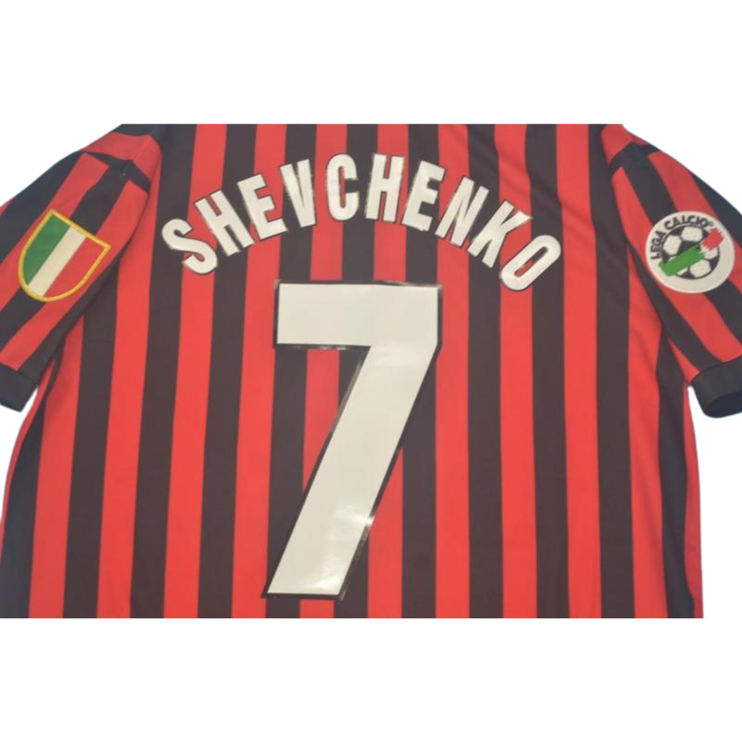 Camisa Retrô Milan Home centenário 99/00 "Shevchenko" N°.7