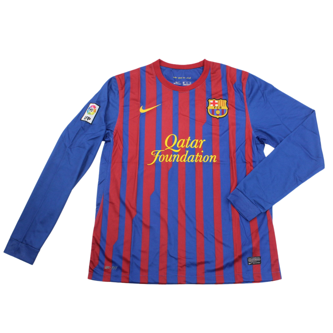 Camisa Barcelona Manga Longa 11/12 - Versão Retrô "Puyol" Nº 5