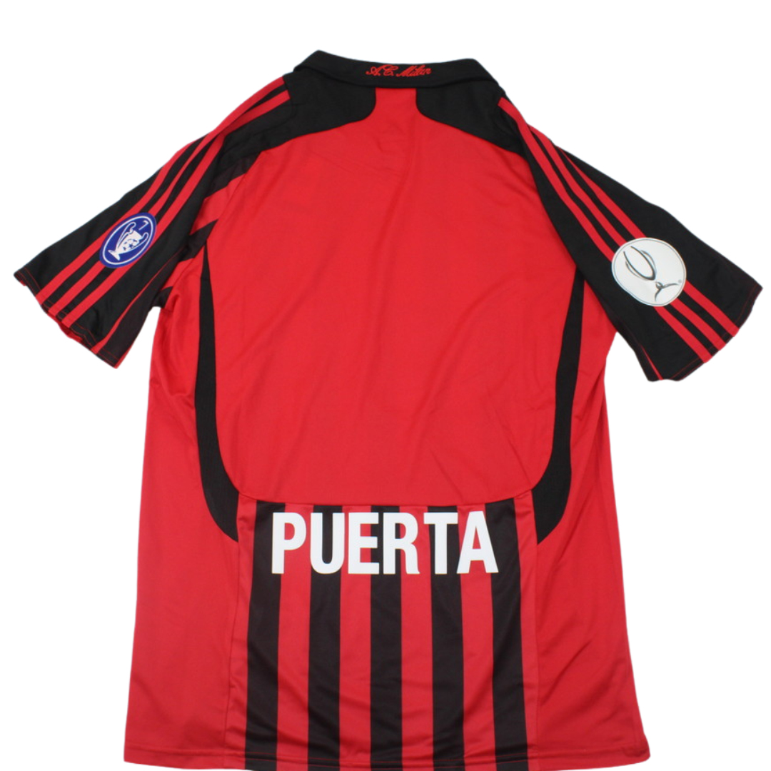 Camisa Retrô Milan Home Final Super Cup UEFA 07/08