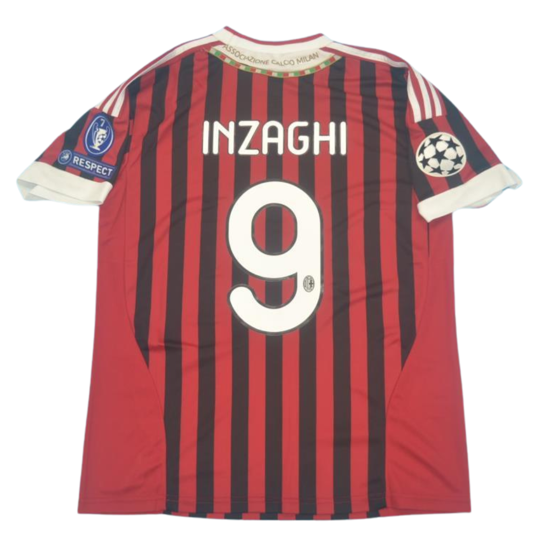 Camisa Retrô Milan Home UCL Versão 11/12 "Inzaghi" N°.9