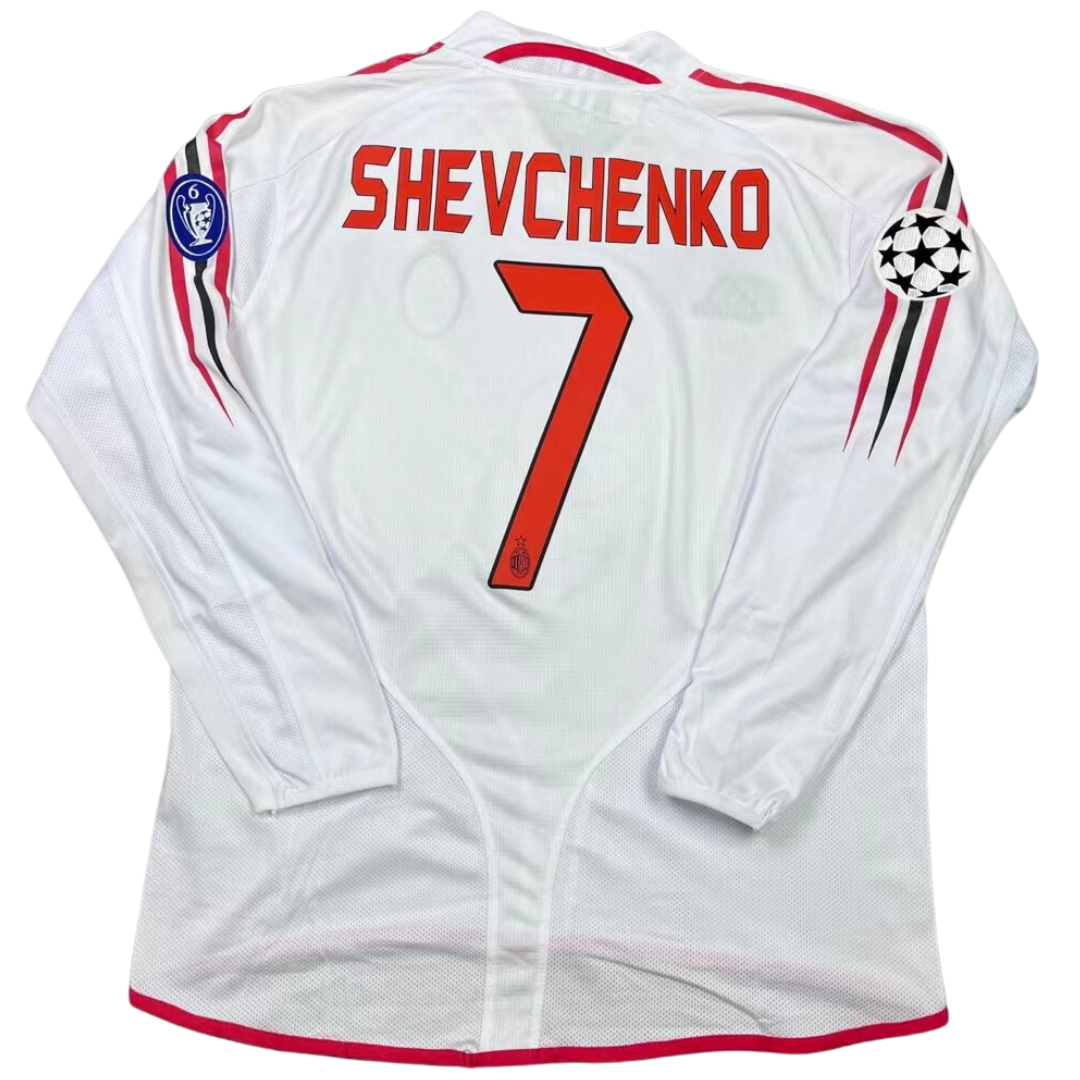 Camisa Milan Manga Longa 04/05 - Versão Retrô "Shevchenko" Nº 7