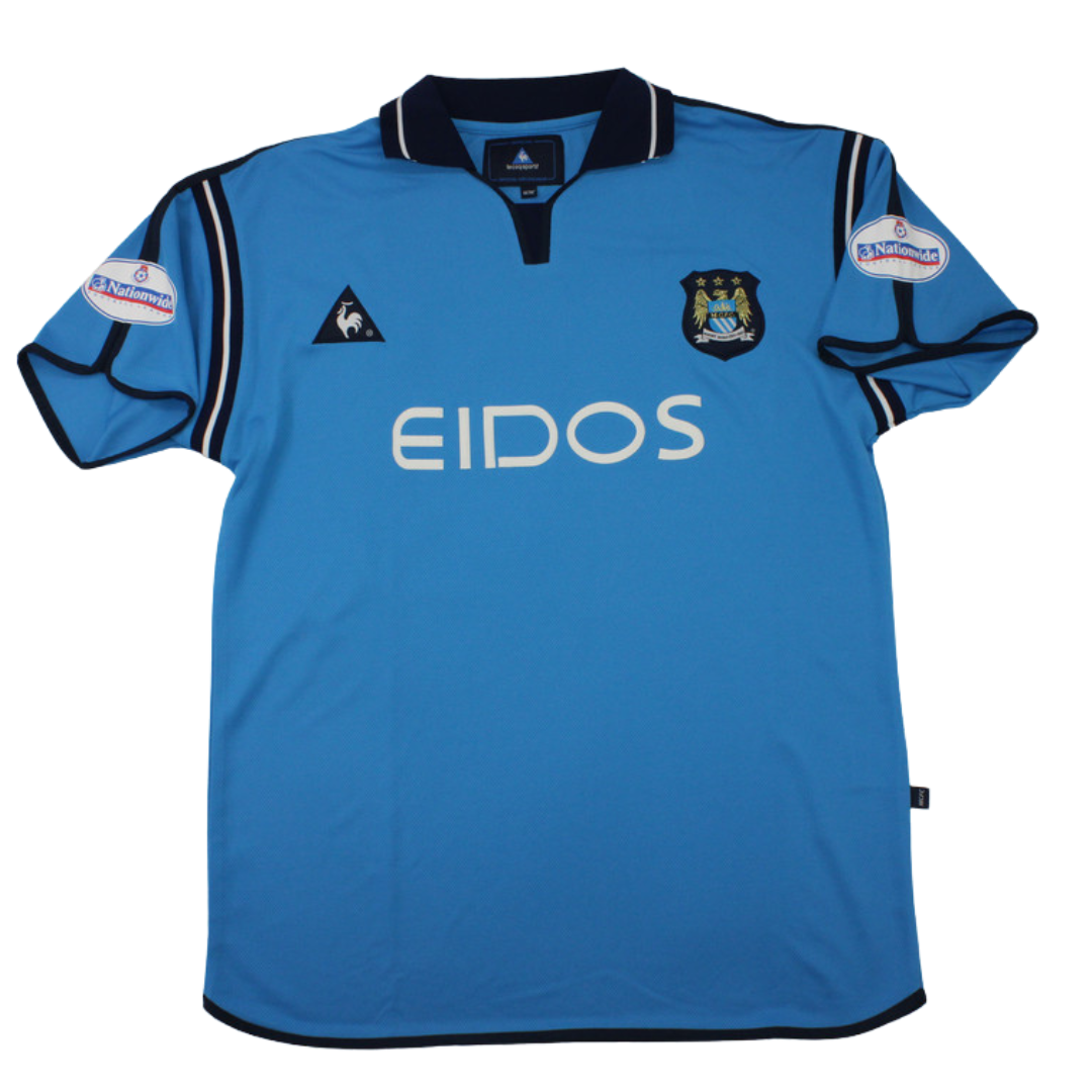 Camisa Manchester City Home 01/02 - Versão Retrô "Haaland" Nº 15