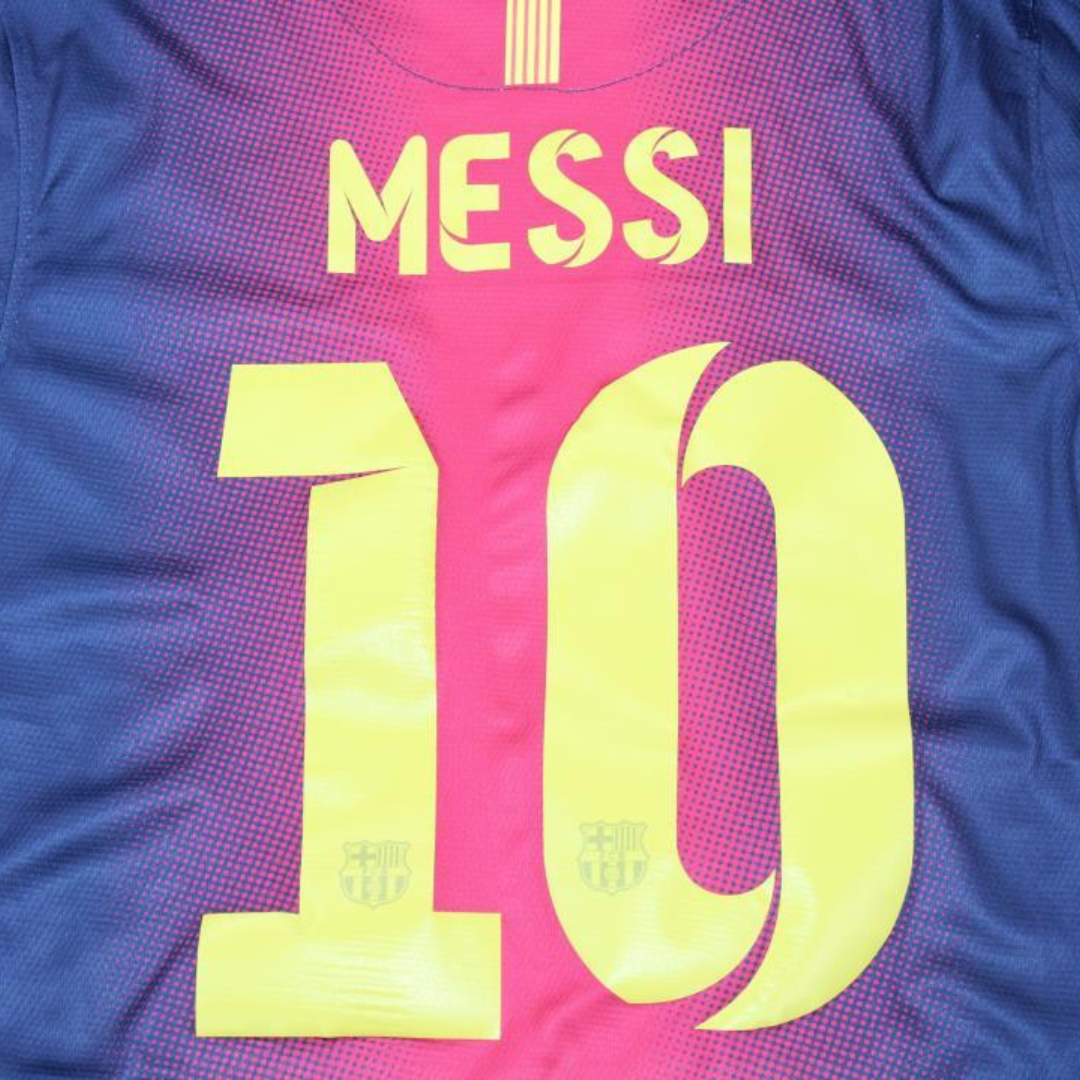 Camisa Barcelona Home 12/13 - Versão Retrô "Messi" Nº 10