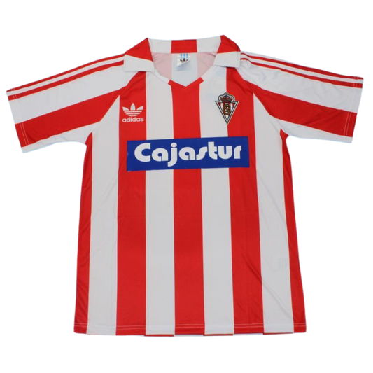 Camisa Real Sporting de Gijón Home 86/87 - Versão Retrô