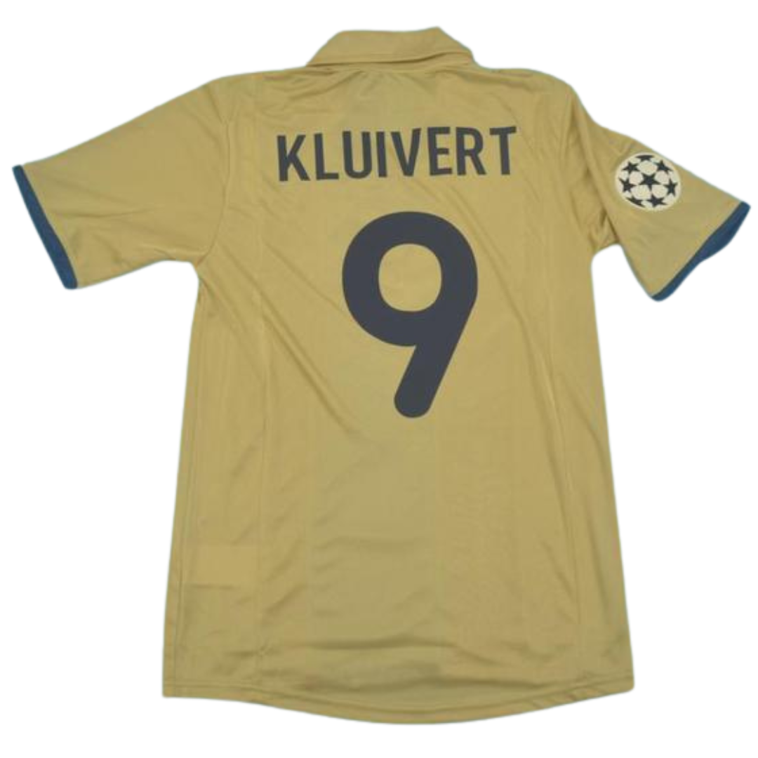 Camisa Barcelona Away 01/02 - Versão Retrô "Kluivert" Nº 9